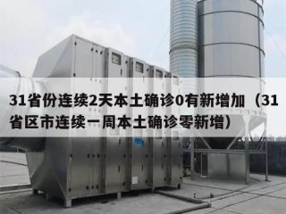 31省份连续2天本土确诊0有新增加（31省区市连续一周本土确诊零新增）