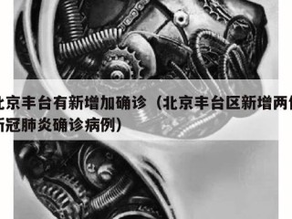 北京丰台有新增加确诊（北京丰台区新增两例新冠肺炎确诊病例）