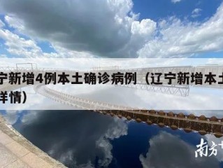 辽宁新增4例本土确诊病例（辽宁新增本土确诊详情）