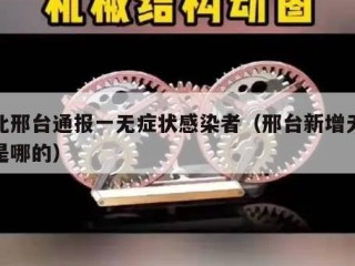 河北邢台通报一无症状感染者（邢台新增无症状是哪的）