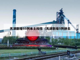 天津新增55例本土阳性（天津新增5例肺炎）