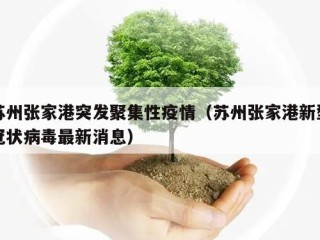 苏州张家港突发聚集性疫情（苏州张家港新型冠状病毒最新消息）