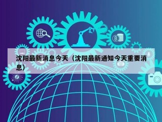 沈阳最新消息今天（沈阳最新通知今天重要消息）